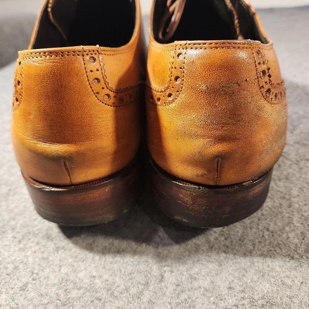 Cole Haan Shoes Mens Size 13 Brown Grand OS‎ Wingtip Oxford Leather Brogue